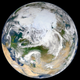 Illustration for article titled The First Complete View of Earth from the North Pole